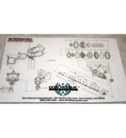 DRI Interspiro Divator FFM Exploded View Mat