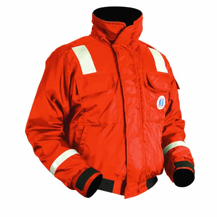 Mustang Classic Flotation Bomber Jacket Orange Mustang Classic Flotation Bomber Jacket Orange