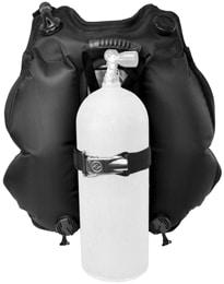 Aqua Lung BC-1 BCD back Aqua Lung BC-1 BCD back