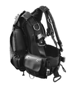 Aqua Lung BC-1 BCD side Aqua Lung BC-1 BCD side