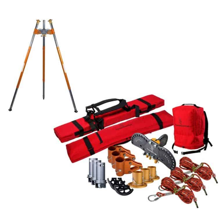 SM230100N-TerraAdaptor™-Tripod-System-assembled-view-and-kit-view-2-768x768